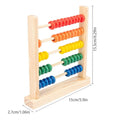 Wooden Abacus Toy – Colorful Counting Beads for Toddlers Educational Abacus Toy Axl As show