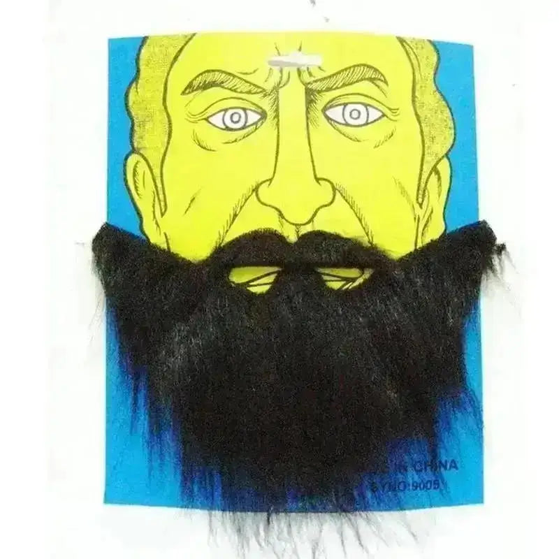 Fake Beard & Mustache Set – Santa Halloween Costume Kit Costume Accessory Set Axl