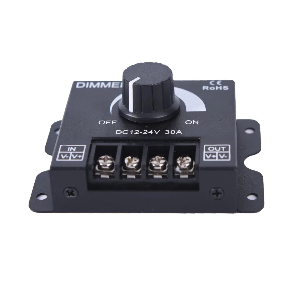 DC 12V/24V 30A LED Dimmer Controller for Single Color Strip LED Dimmer Controller Axl