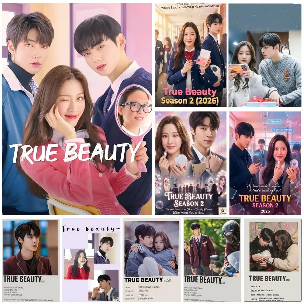Drama T-True B-Beauty HD Poster | Aesthetic Wall Art Decor Wall Art Poster Axl