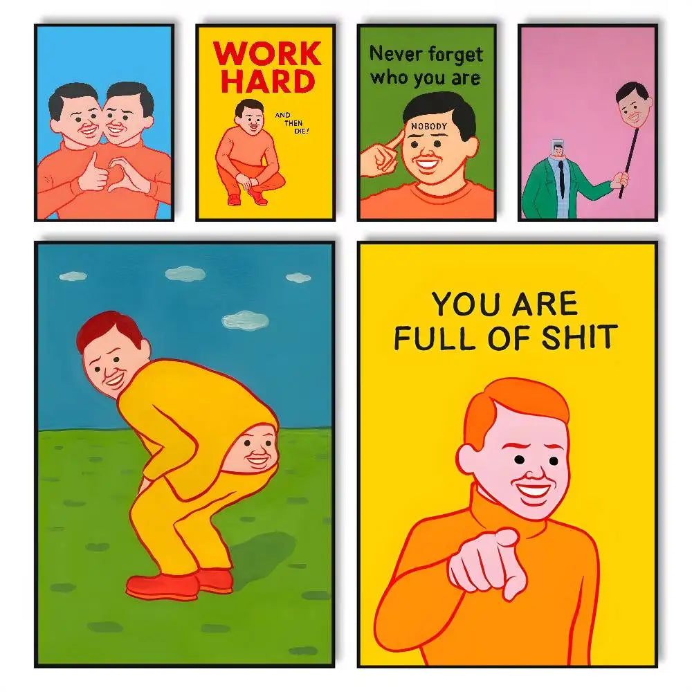 Joan Cornella Art Poster – Self-Adhesive Waterproof HD Wall Art Art Wall Poster Axl