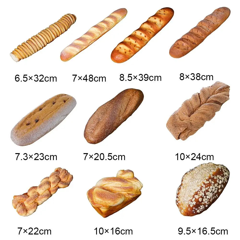 Artificial French Baguette Model – Bakery Decor & Kitchen Prop Decorative Bread Model Axl