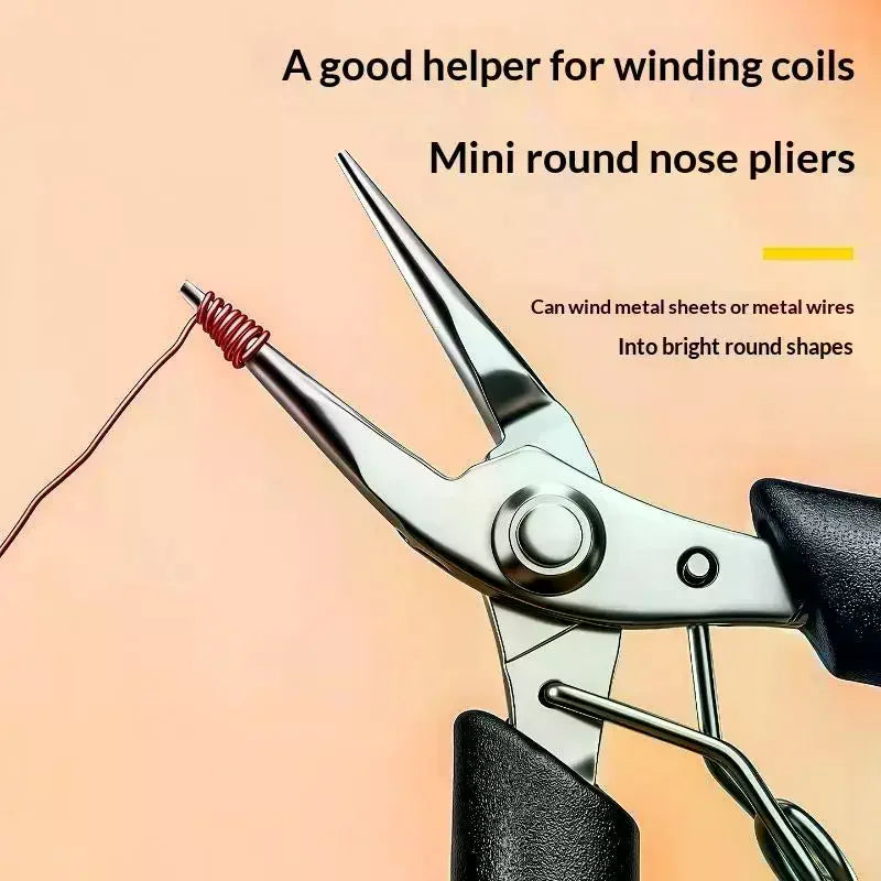 Mini Needle Nose Pliers – Stainless Steel Jewelry Making Tool Mini Jewelry Pliers Axl