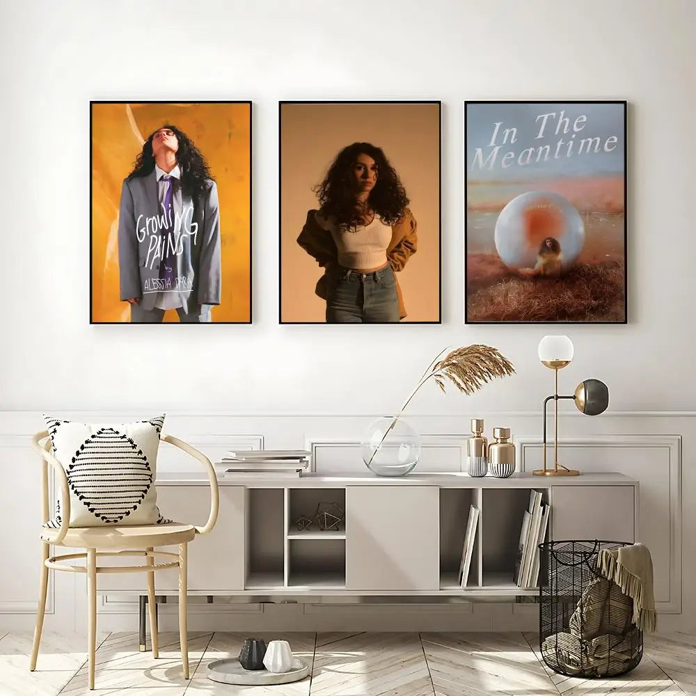 Alessia Cara HD Wall Poster – Self-Adhesive Waterproof PVC Music Wall Poster Axl