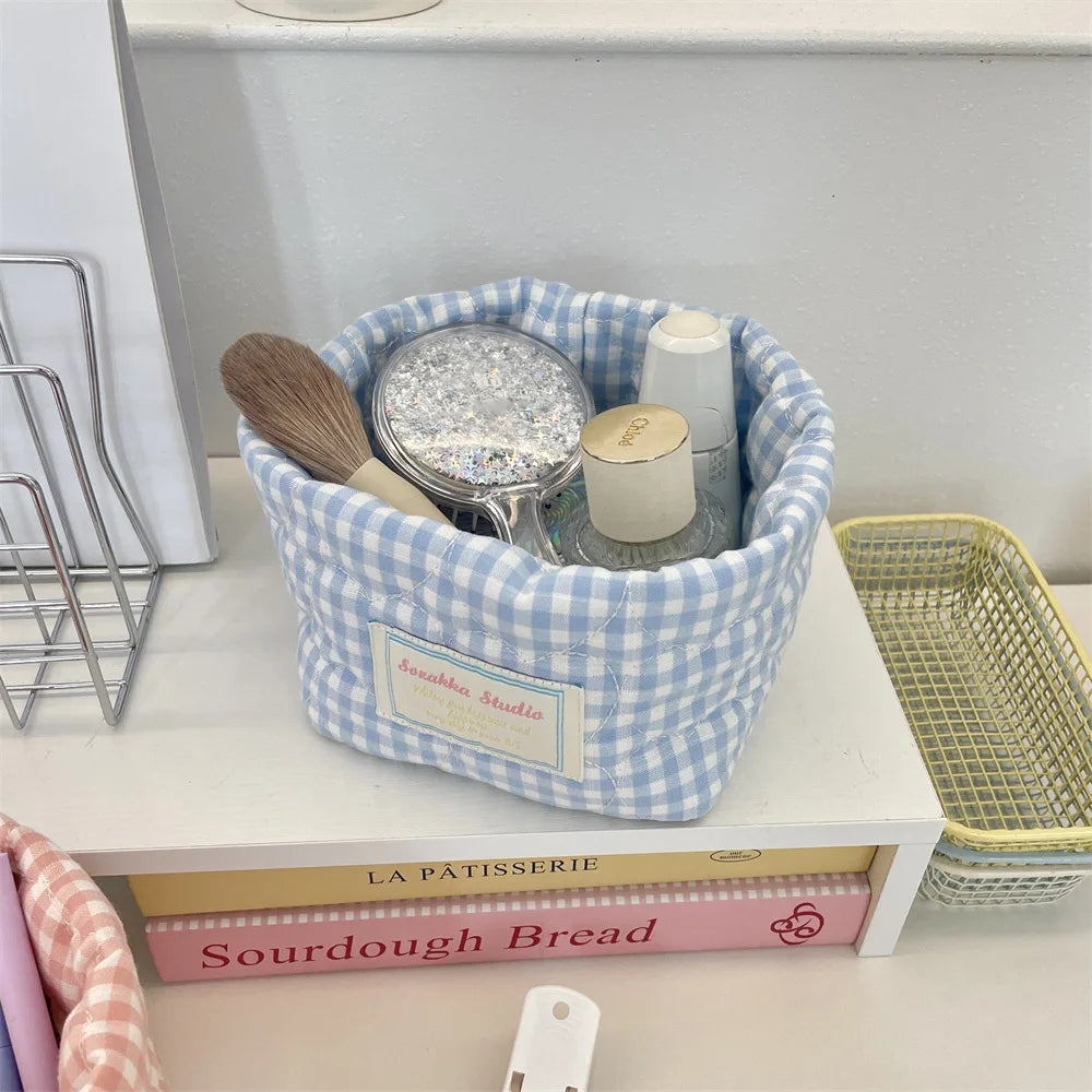 Fabric Storage Basket – Decorative Open-Top Shelf Organizer Fabric Storage Basket Axl
