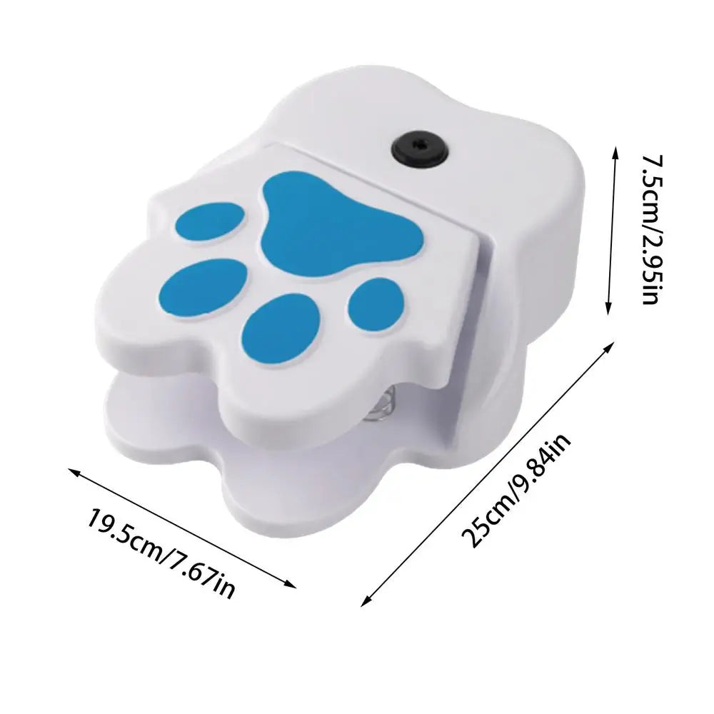 Step-On Dog Water Fountain – Interactive Claw Garden Sprinkler Dog Water Fountain Axl White