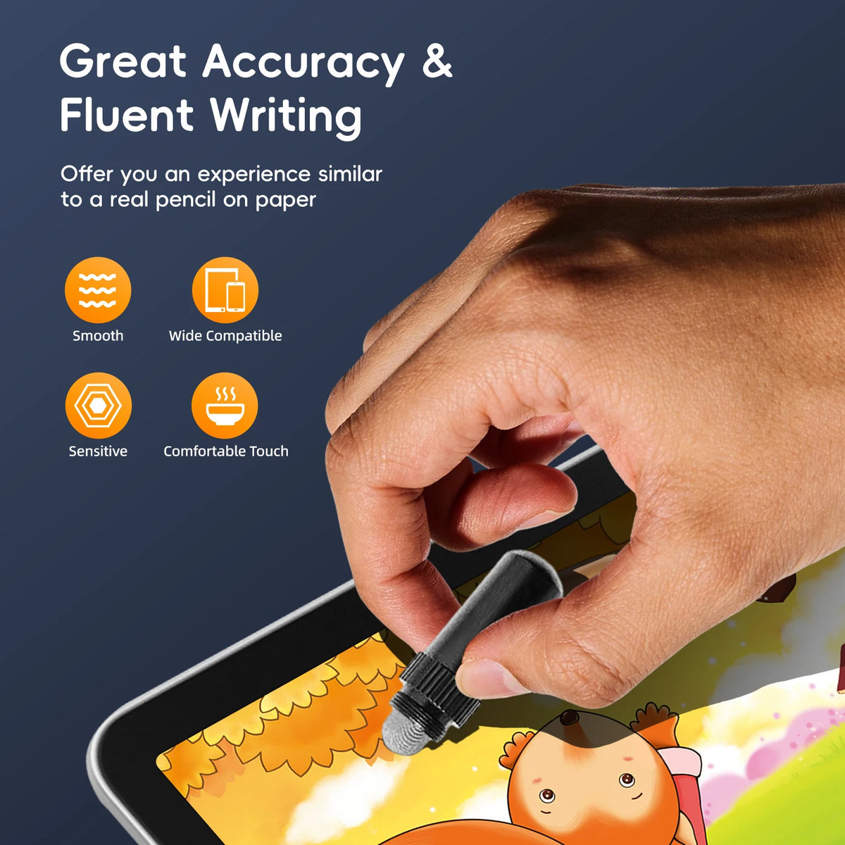 GUUGEI Mini Capsule Stylus – Universal Touchscreen Pen Capacitive Stylus Pen Axl