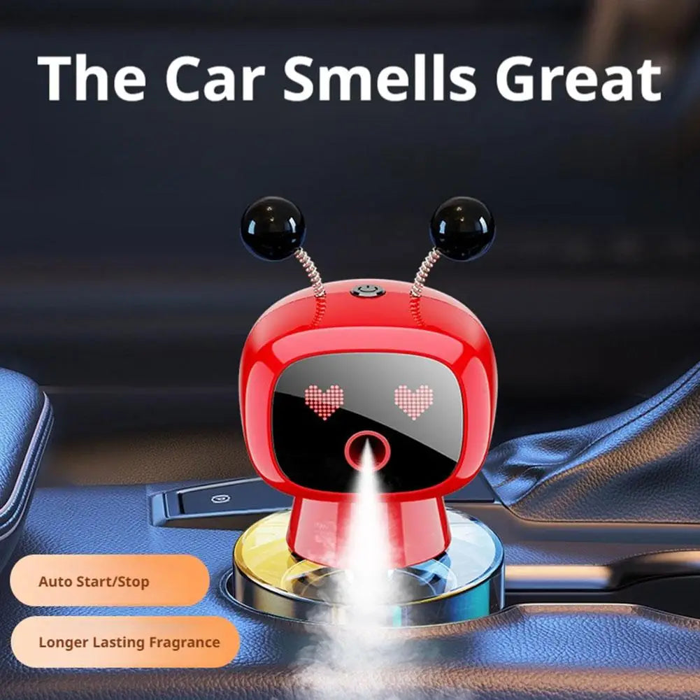 Robot Smart Car Aroma Diffuser – Auto Start/Stop Atomizer Car Aroma Diffuser Axl