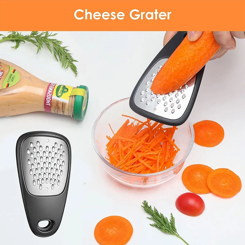 6-Piece Kitchen Gadgets Set – Grater, Peeler, Pizza Cutter Kitchen Gadget Set Axl