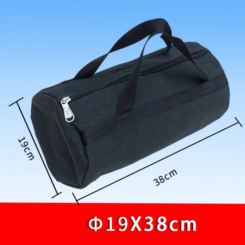 Thick Canvas Tool Storage Bag – Large Capacity Organizer Canvas Tool Bag Axl Round--19-38