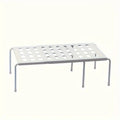 Multi-Layer Foldable Plastic Shoe Rack – Space-Saving Organizer Shoe Rack Organizer Axl White