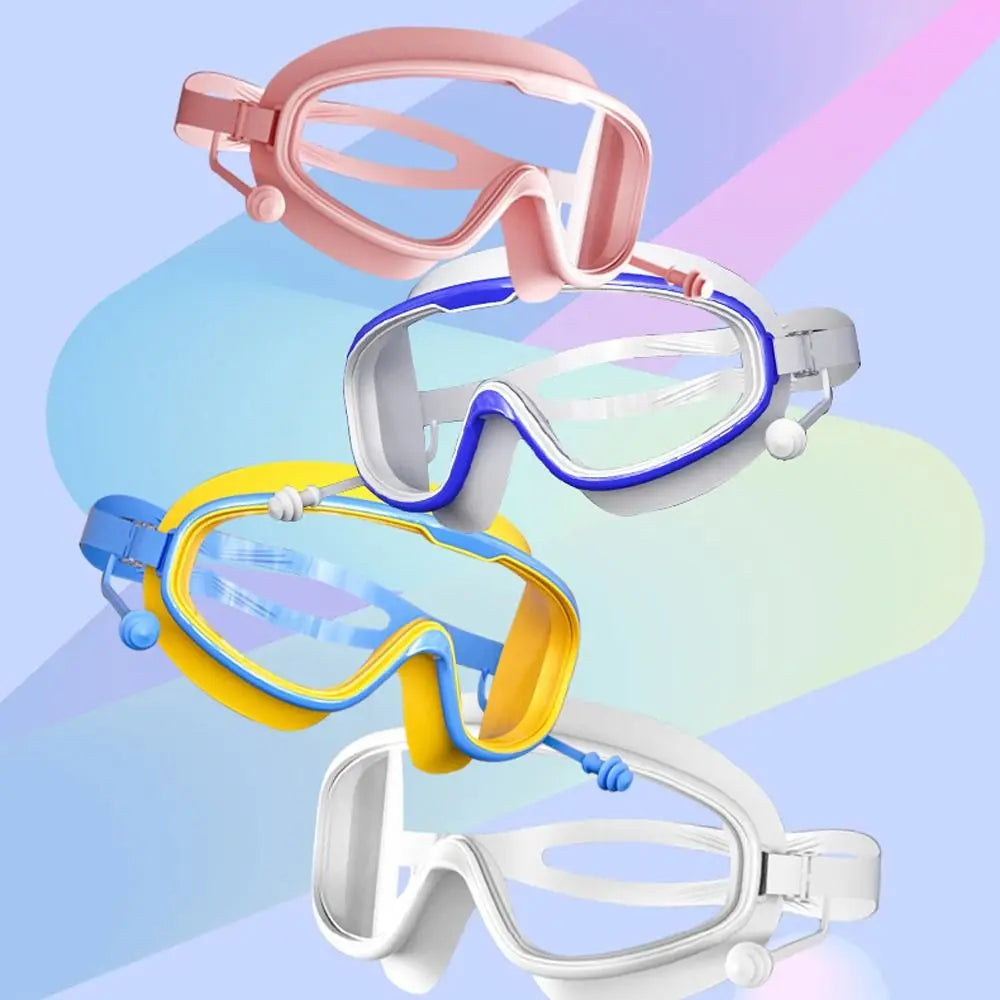 Wide View Anti-Fog Swimming Goggles – Big Frame Ultralight Swimming Goggles Axl