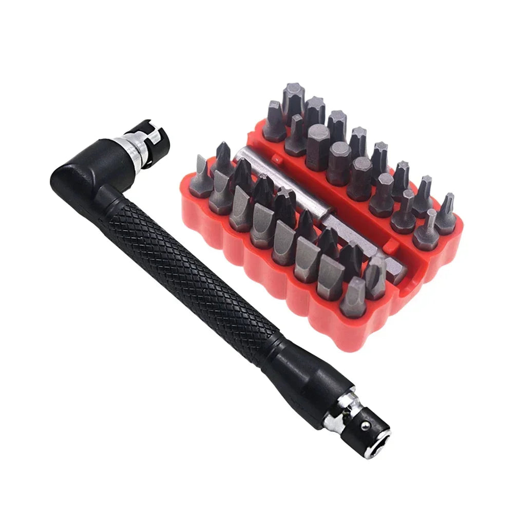 33-Piece Screwdriver Bit Set with L-Type Wrench | 1/4" Hex Screwdriver Bit Set Axl China Mainland