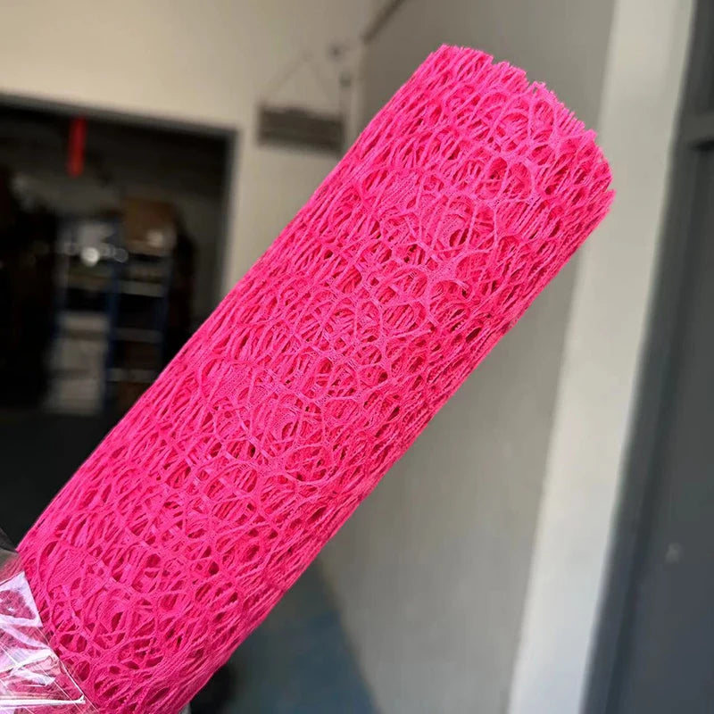 Floral Mesh Wrapping Paper Roll – Hollow Net Bouquet Wrap Bouquet Wrapping Paper Axl Rose red