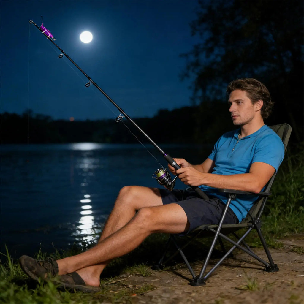 LED Fishing Bite Alarm – Rod Tip Alert Light for Anglers Fishing Bite Alarm Axl