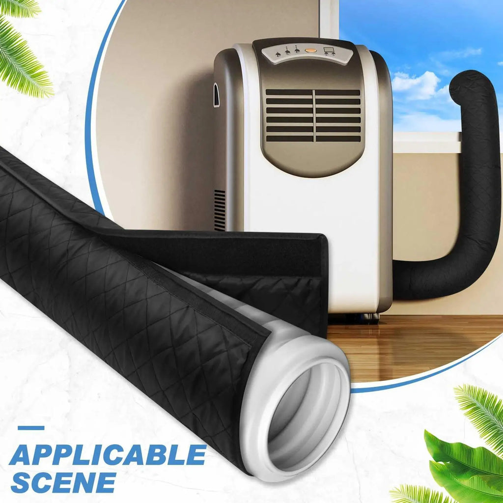 AC Hose Insulation Sleeve – 5 & 5.9 Inch Exhaust Vent Duct Wrap AC Duct Insulation Wrap Axl