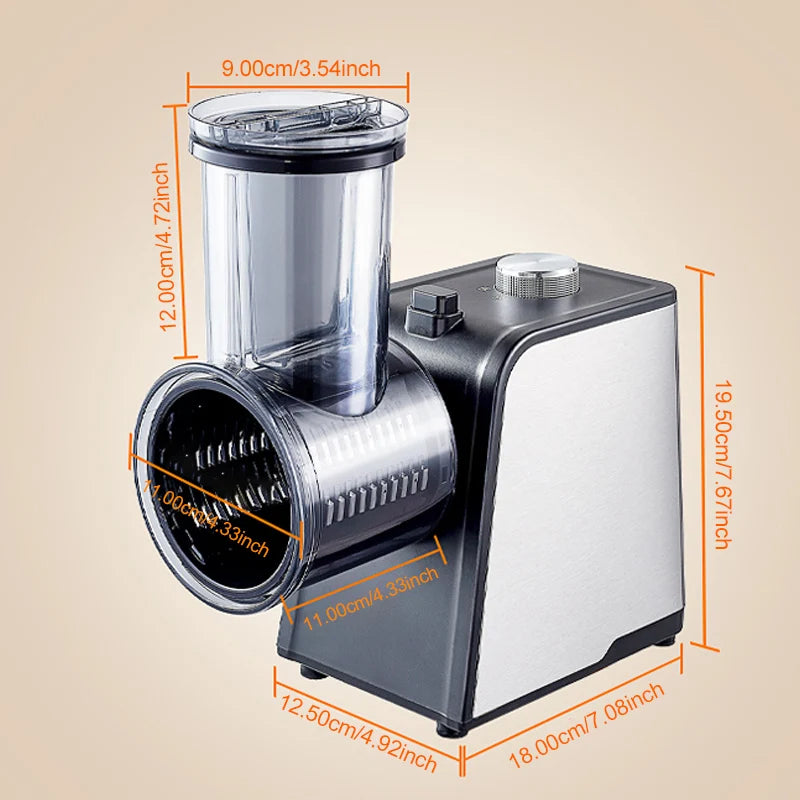 BALASHOV 250W Electric Vegetable Chopper – Slicer & Dicer Electric Food Chopper Axl
