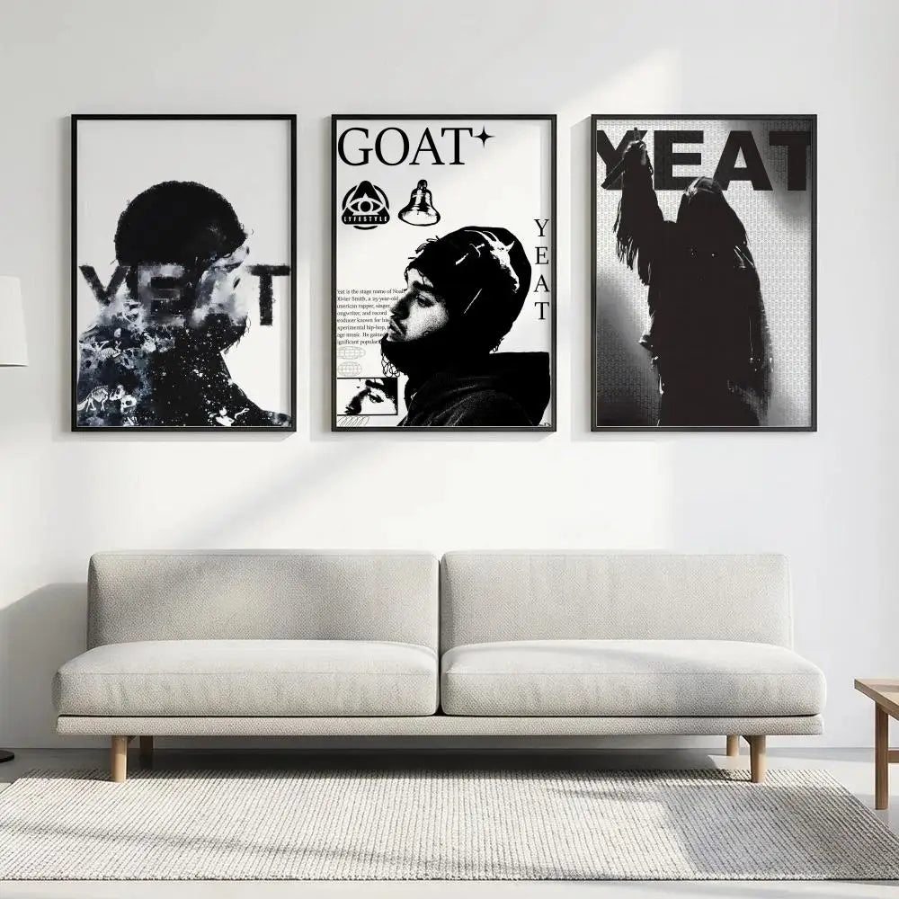 Yeat Rapper HD Poster – Aesthetic Wall Art Print | Home Decor Wall Art Poster Axl