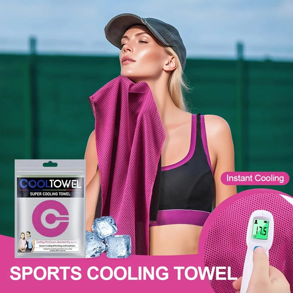 Cooling Sport Towel – Instant Ice Towel for Gym & Travel Cooling Sport Towel Axl