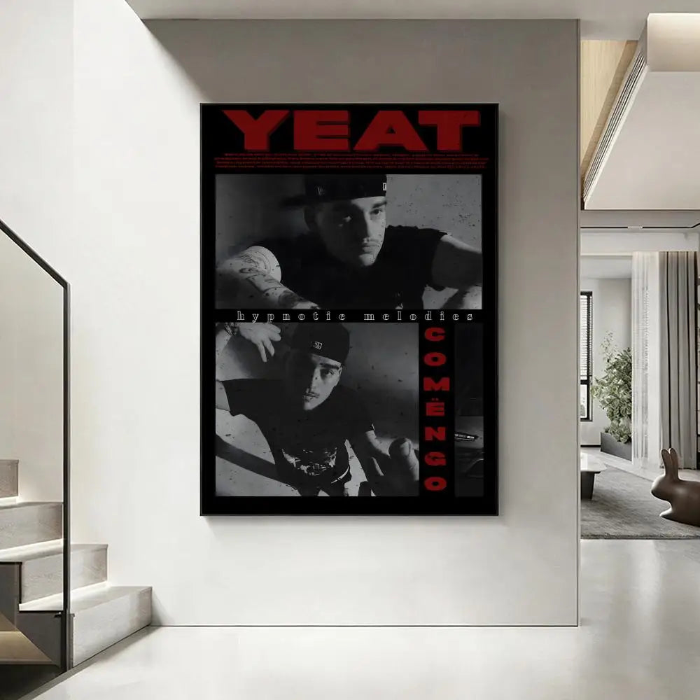 Yeat Rapper HD Poster – Aesthetic Wall Art Print | Home Decor Wall Art Poster Axl White10 21X30cmNoframe