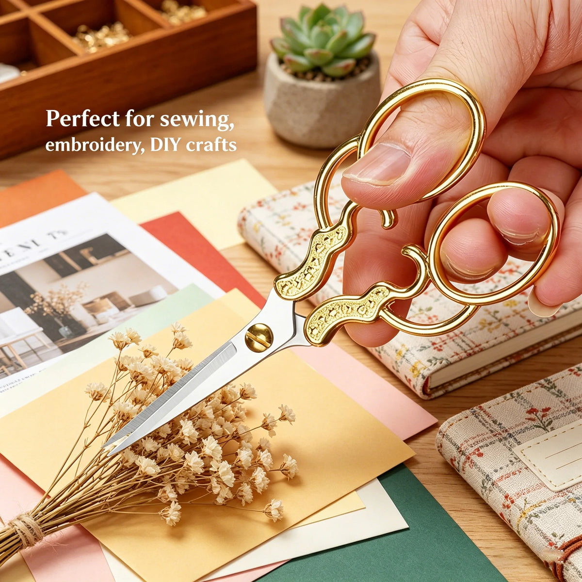 Embroidery Scissors – Stainless Steel Sewing & Craft Shears Embroidery Scissors Axl