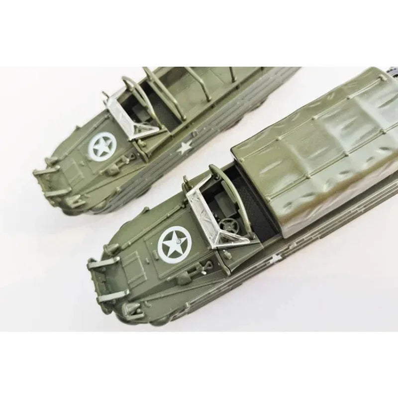 4D Military Amphibious Vehicle Model Kit – 1/72 Scale Toy Military Model Kit Axl