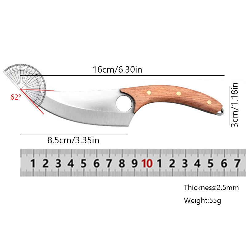 JYi 3.3" Fixed Blade Knife – EDC Camping & Hunting Knife Fixed Blade Knife Axl