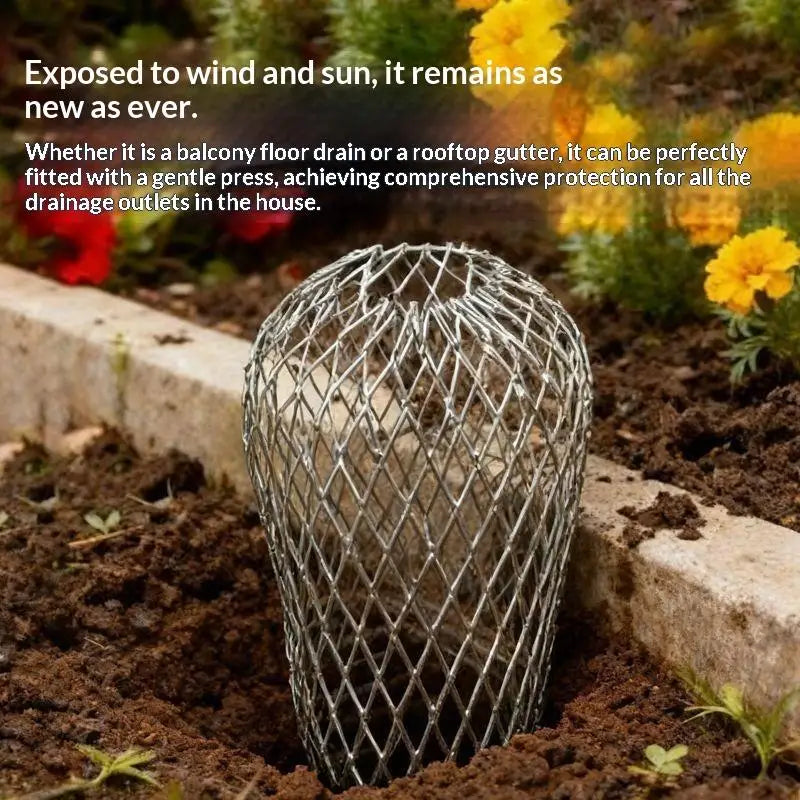 Gutter Downspout Leaf Filter – Iron Mesh Drain Guard Gutter Downspout Filter Axl