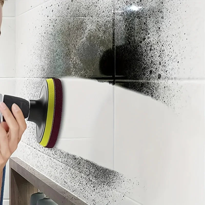 8-Piece Drill Brush Scrubber Kit – Tile, Bathtub & Floor Cleaning Drill Cleaning Brush Kit Axl