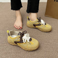 Women's Chunky Sneakers – Light Color Match Casual Shoes Chunky Sneakers Axl yellow 40