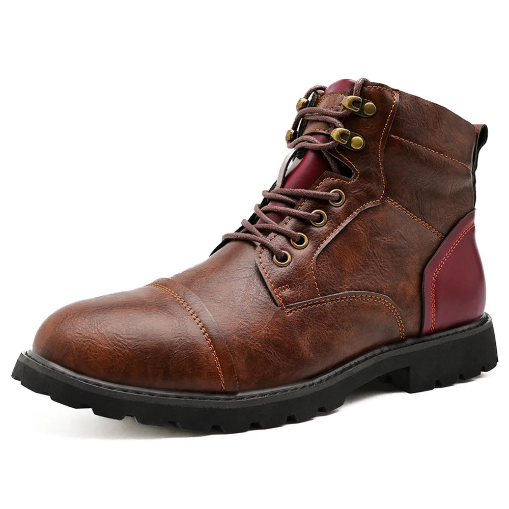 YBQJOO High Top Ankle Boots – Lace-Up Non-Slip Couple Boots Ankle Boots Axl