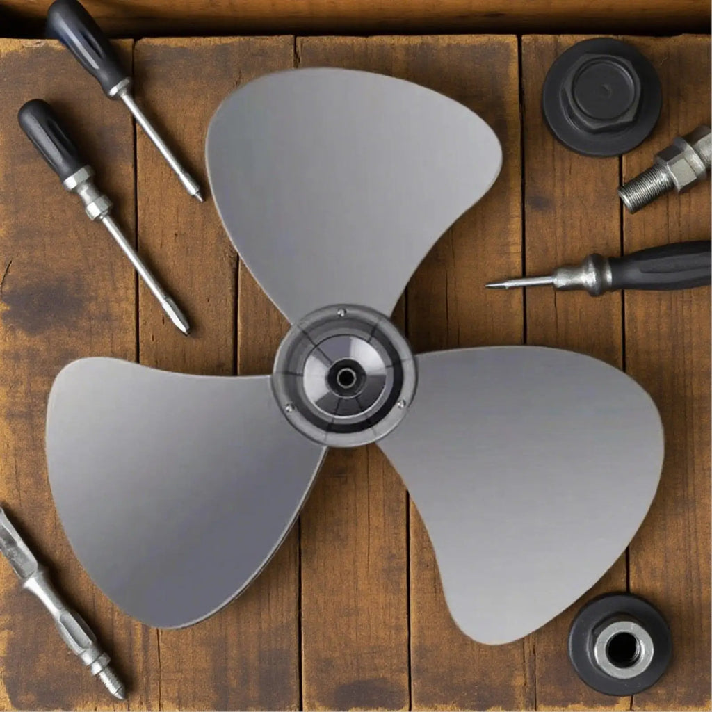 16-Inch Pedestal Fan Blade Replacement with Nut Cover | PP Fan Blade Replacement Axl