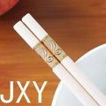 4-Pair Alloy Chopsticks Set – Sushi Hashi Wedding Flatware Chopstick Set Axl 4 Pairs Gold