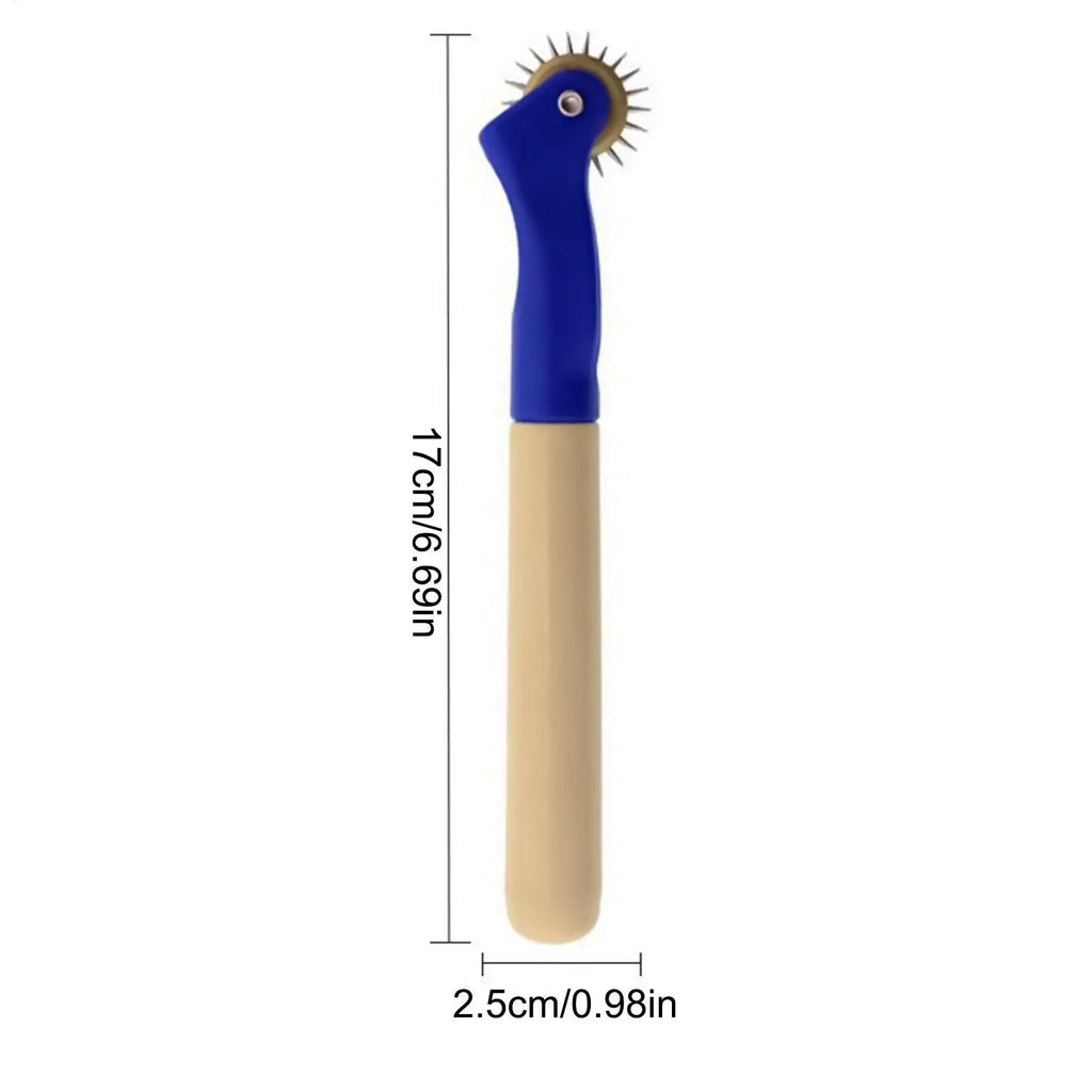 Tracing Wheel with Wood Handle – Serrated Pattern Tracer Tool Sewing Tracing Tool Axl