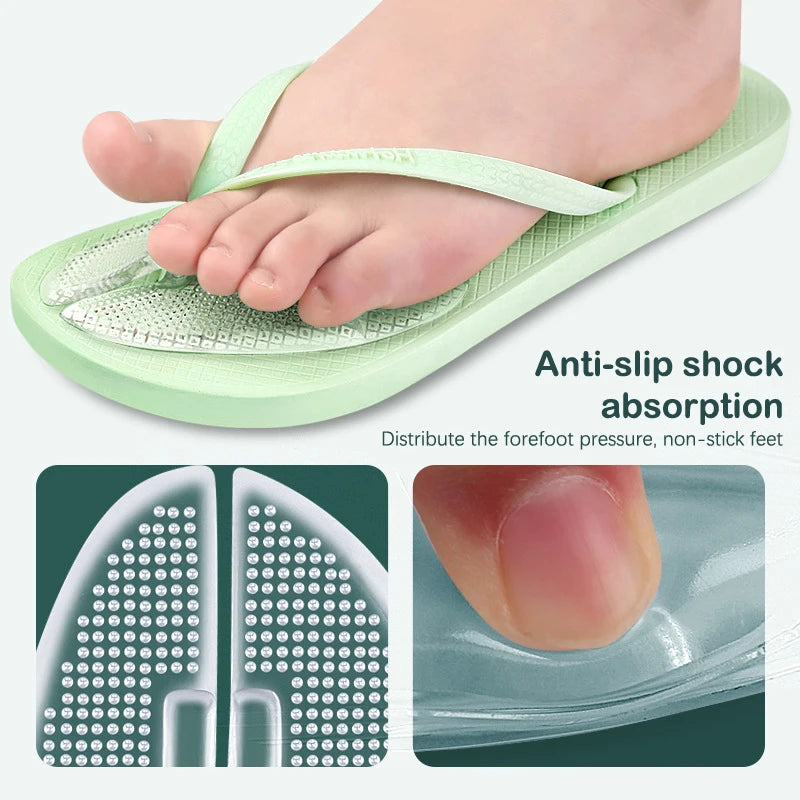 Gel Forefoot Insoles – Flip Flop Toe Cushion Pads (1 Pair) Gel Forefoot Insoles Axl