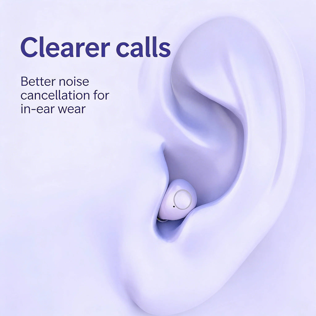 SK31 Mini Invisible Bluetooth Sleep Earbuds – Noise Reduction & Mic Wireless Sleep Earbuds Axl