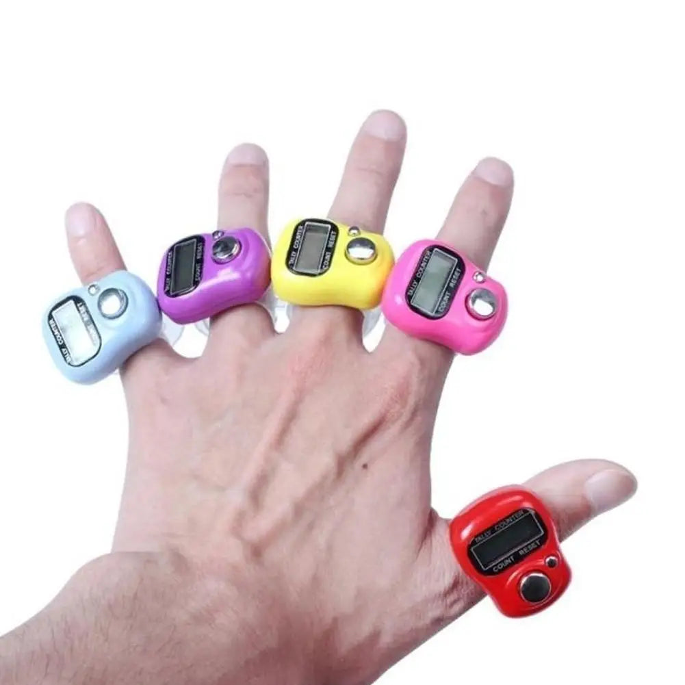 Mini Electronic Finger Tally Counter Ring – LCD Knitting Clicker Digital Tally Counter Axl