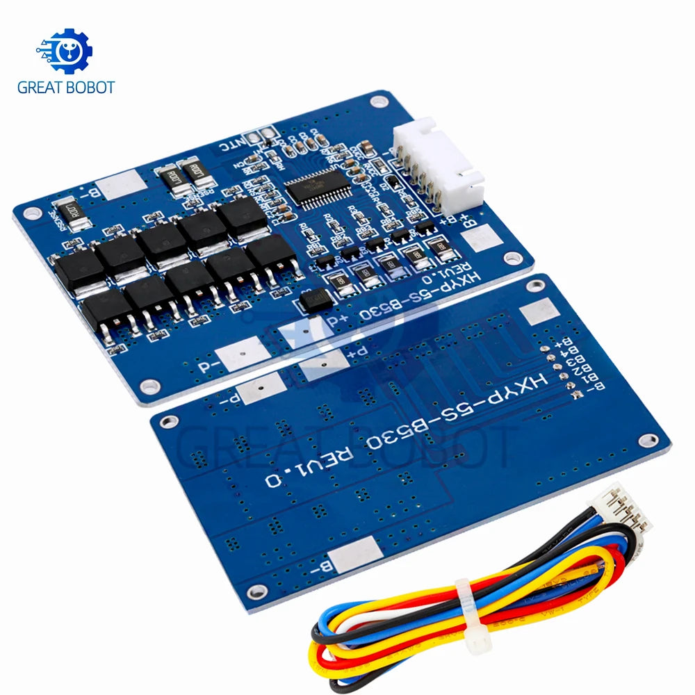 5S 21V 30A/45A BMS Lithium Battery Protection Board with NTC BMS Protection Board Axl