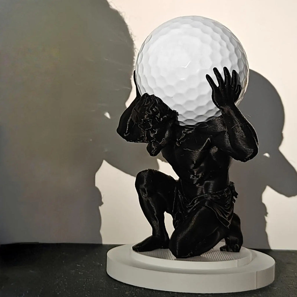Sculptural Golf Ball Holder Display Stand – Artistic Design Golf Ball Display Axl