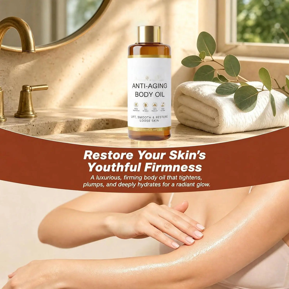 100ml Revitalizing Body Oil – Moisturizing, Brightening & Nourishing Body Oil Axl