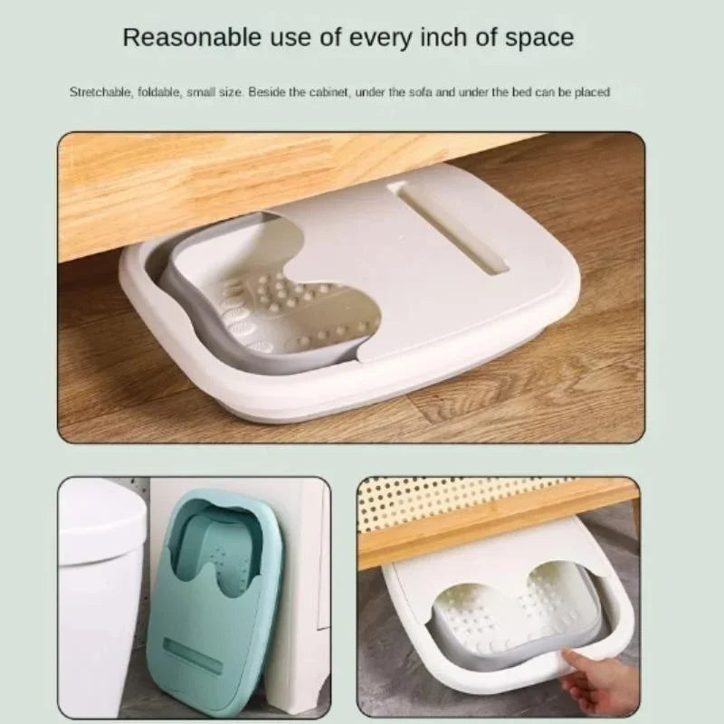 Foldable Foot Soak Tub – Portable Spa Pedicure Foot Bath Bucket Foot Bath Tub Axl