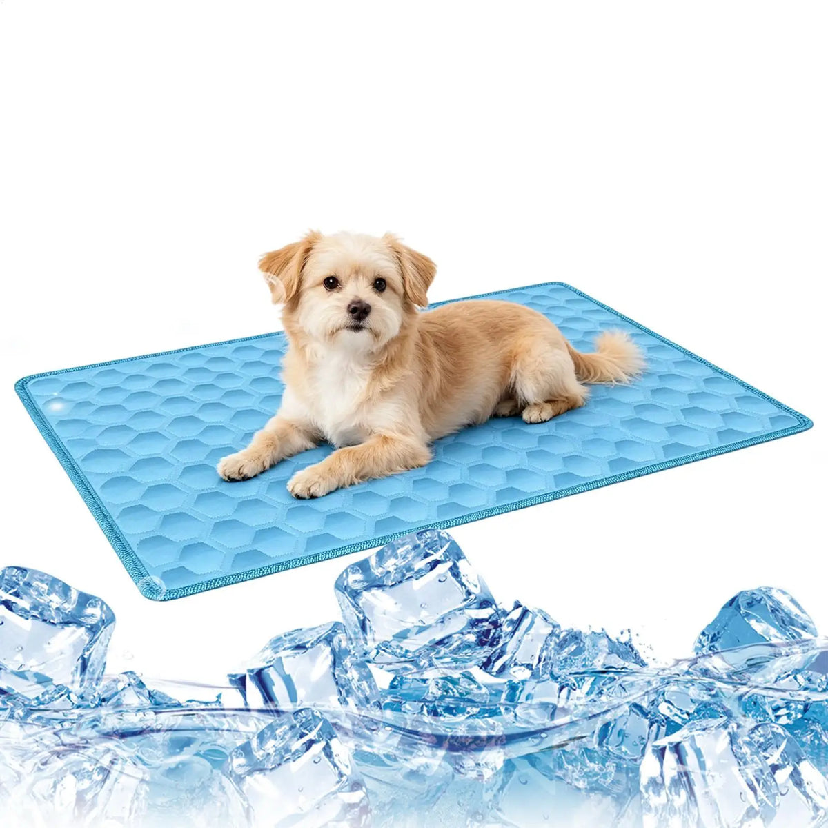 Pet Cooling Mat for Dogs & Cats – Ice Silk Summer Sleep Pad Pet Cooling Mat Axl