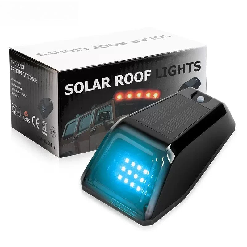 Solar LED Cab Roof Lights for Trucks, SUVs & Motorcycles LED Cab Roof Lights Axl 4300K White Yellow