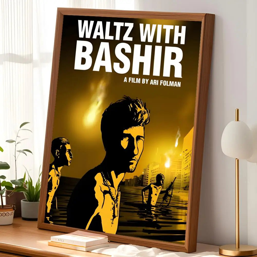 Waltz With Bashir Movie Poster – HD Self-Stick PVC Wall Art Movie Wall Poster Axl