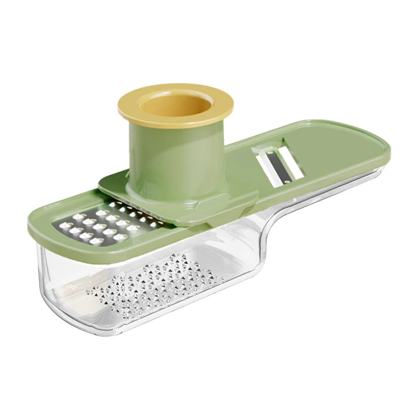 3-in-1 Mini Garlic Chopper Press Grinder | Kitchen Food Processor Garlic Chopper Grinder Axl Green