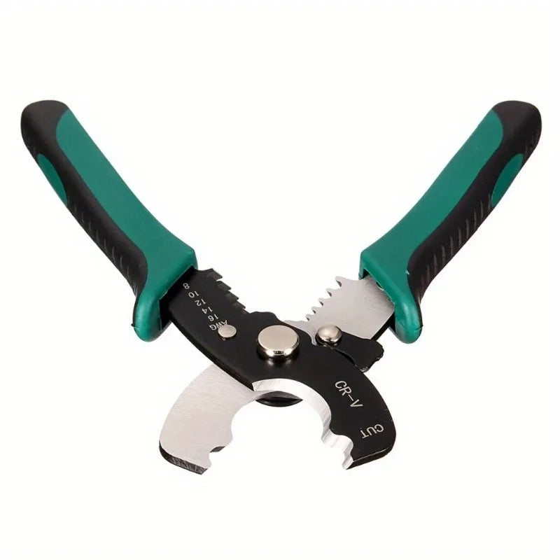 8-Inch Wire Stripper Cable Cutter Pliers – 1.6–4.0mm Wire Stripping Pliers Axl