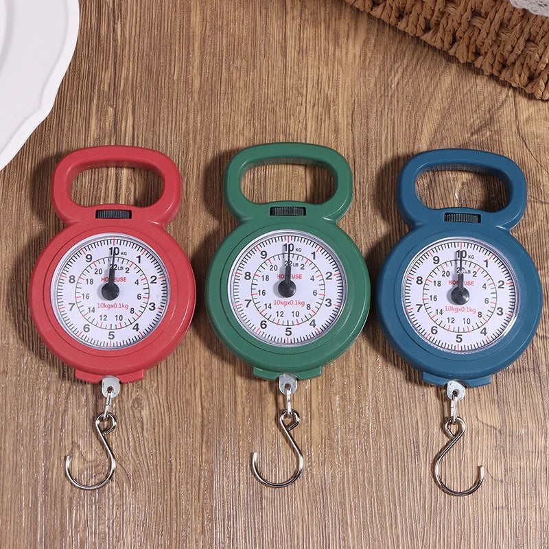 Mini Spring Hanging Scale 10kg – Portable Hook Scale Spring Hanging Scale Axl