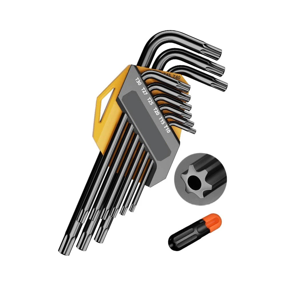 9/13-Piece Ball-End Hex Key Set – Inch & Metric Allen Wrenches Hex Key Wrench Set Axl set D China Mainland