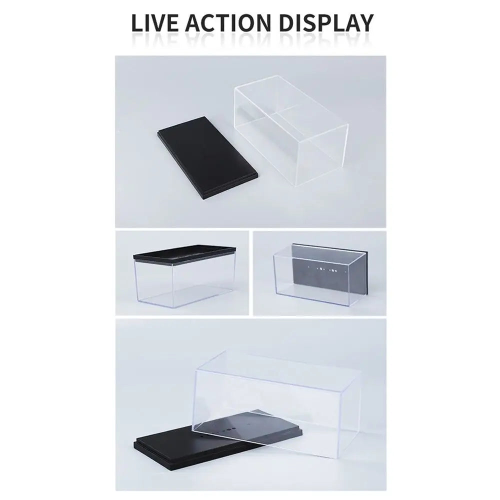 1/64 Diecast Model Car Display Box – Clear Acrylic Dust Cover Model Car Display Case Axl