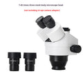 7–45X Trinocular Stereo Microscope Head | Zoom Lens Trinocular Microscope Head Axl 2